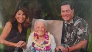 Theresa Danzik, her mother, and her husband (Howie Danzik) in order.